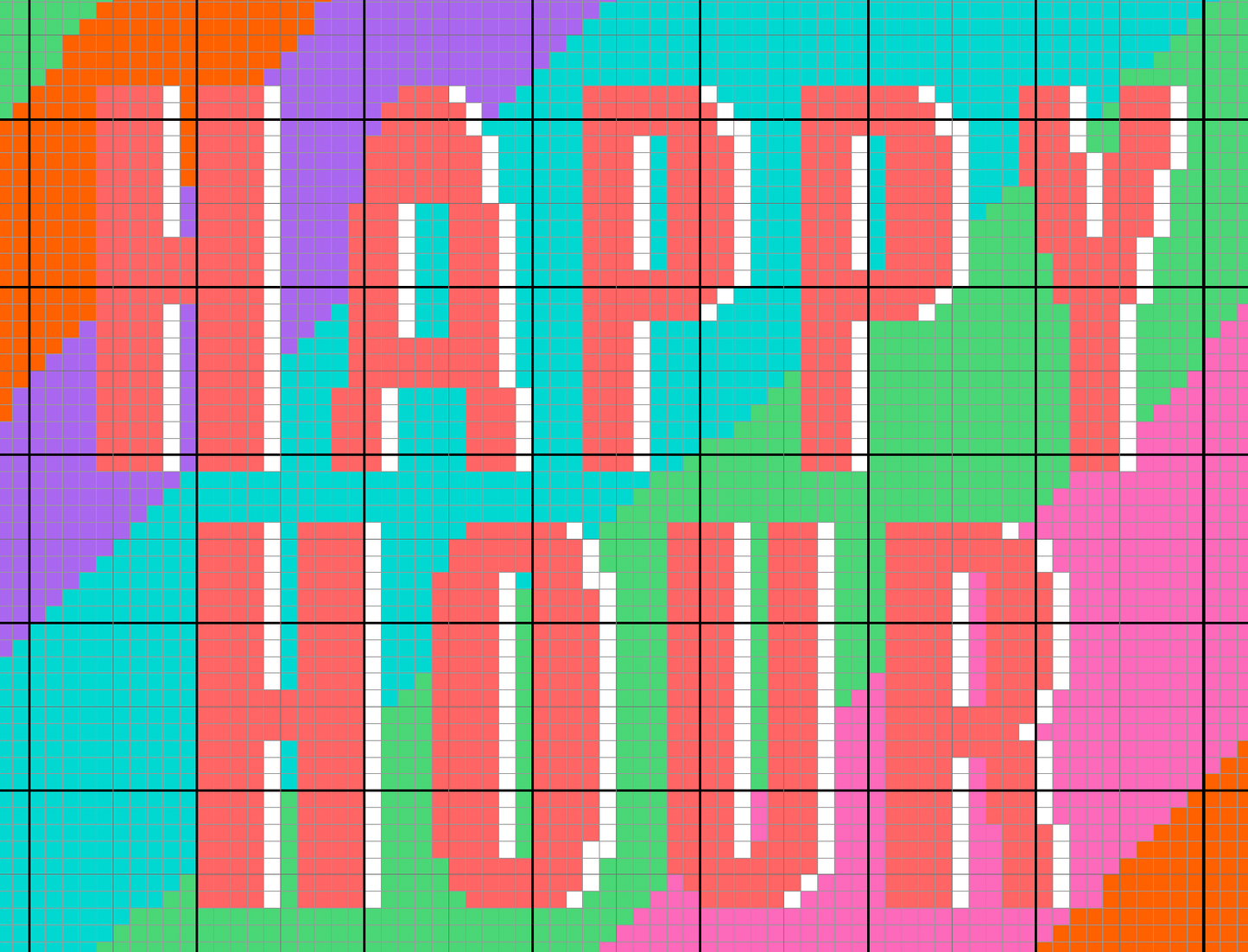 Happy Hour Clutch - Digital Needlepoint Chart